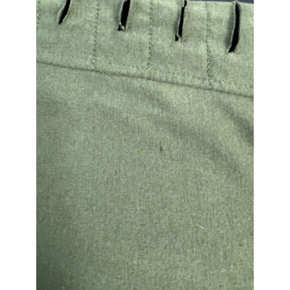 Bleecker Mercer Adult Large Green Short Sleeve Shredded Shirt Crewneck Zipper - Picture 8 of 13